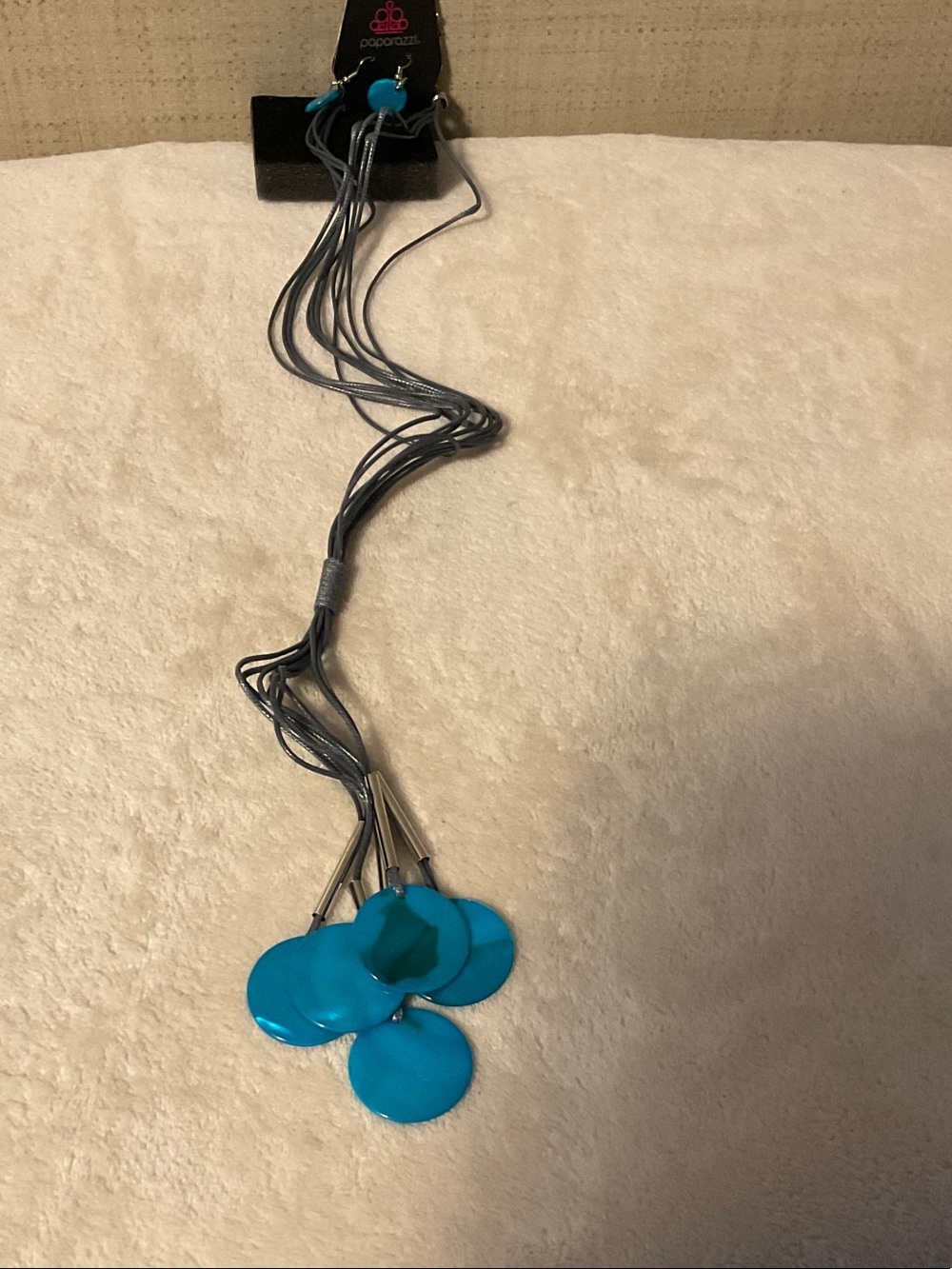 paparazzi Turquoise Disc Multi-Strand Necklace